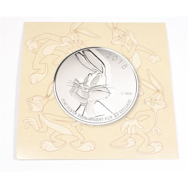 2015 1/4OZ BUGS BUNNY LOONEY TUNES #18 FINE SILVER