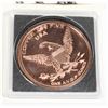 Image 3 : 1 OZ BISON COPPER ROUND IN CAPSULE WITH CARD