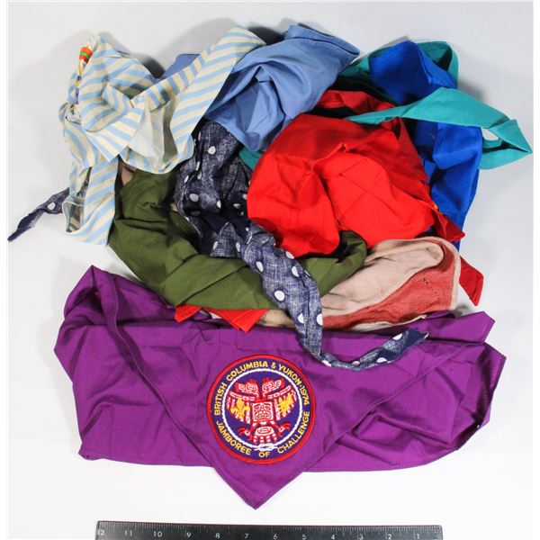 COLLECTION OF VINTAGE BOY SCOUTS SCARFS