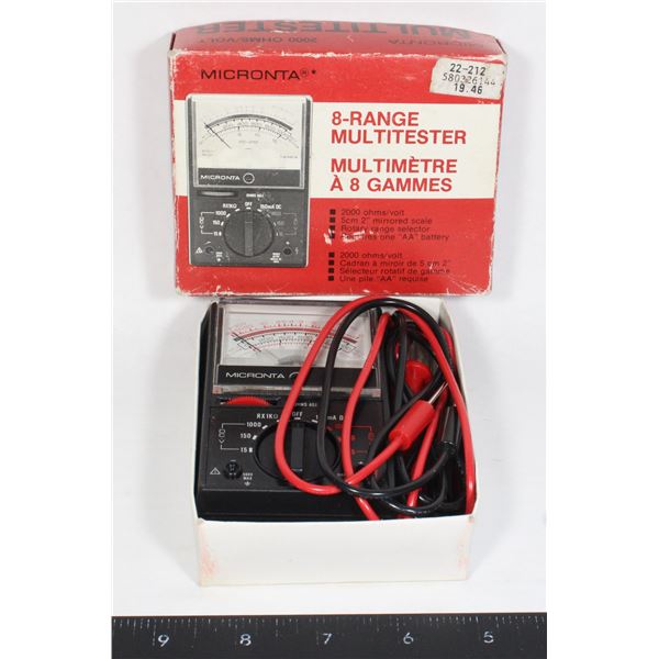 VINTAGE MICRONTA MULTITESTER IN ORIGINAL