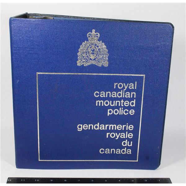 VINTAGE RCMP BINDER