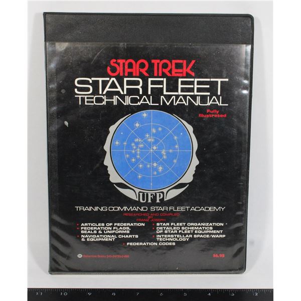 STAR TREK STAR FLEET TECHNICAL MANUAL 1975
