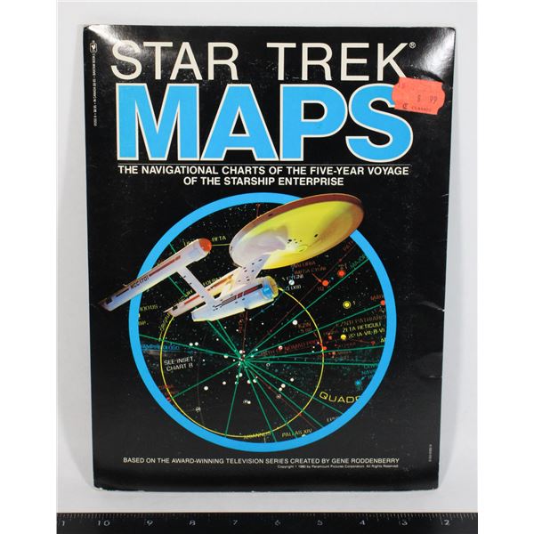 STAR TREK NAVIGATIONAL MAPS 1980