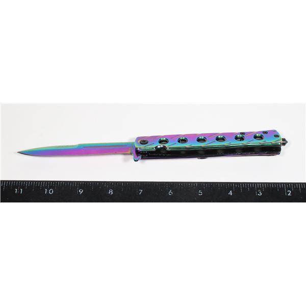 TITANIUM TONE STILETTO POCKET KNIFE