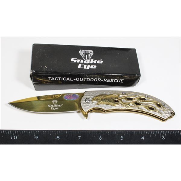 SNAKE EYE TACTICAL-OUTDOOR -RESCUE POCKET KNIFE