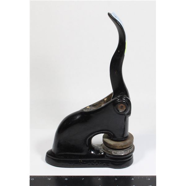 ANTIQUE MADE IN CANADA CAST IRON DESK SEAL