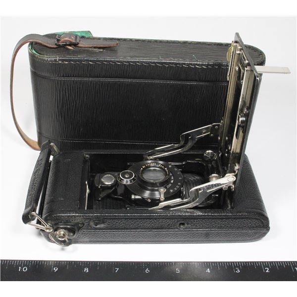 ANTIQUE ICA ICARETTE IIIA MODEL 503 FOLDING CAMERA