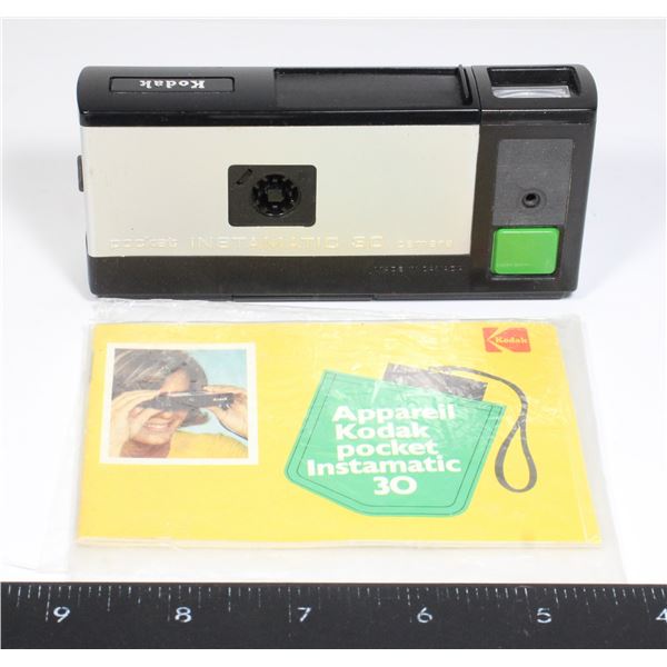 VINTAGE KODAK POCKET INSTAMATIC 30 CAMERA