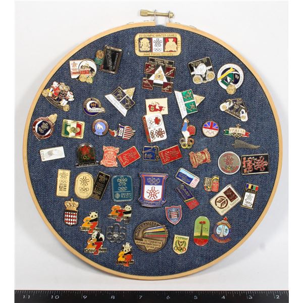 VINTAGE OLYMPIC PIN COLLECTION – INCLUDING RARE