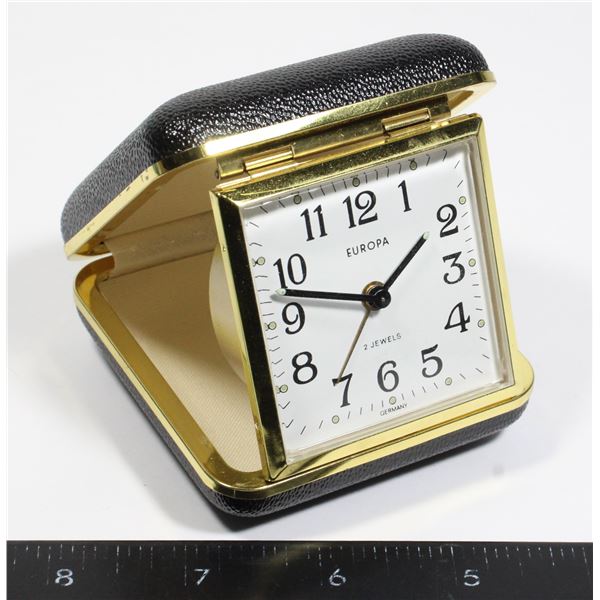 VINTAGE EUROPA GERMANY NIGHTSTAND CLOCK