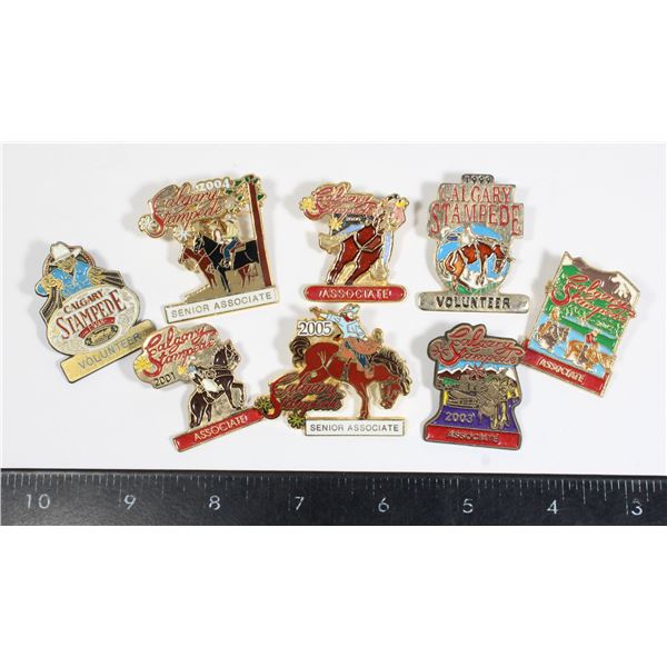 COLLECTION OF CALGARY STAMPEDE ASSOCIATE PINS