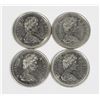 Image 2 : 4 RCMP CENTENNIAL CANADIAN QUARTERS - 1976