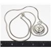 Image 1 : WIND UP SILVER TONE PENDANT WATCH