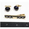 Image 1 : BUNDLE OF CUFF LINKS & TIE CLIP