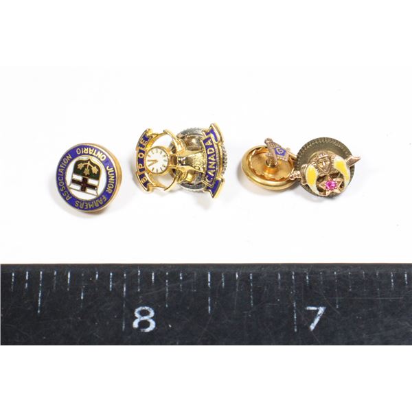 TIE PINS ASSORTED