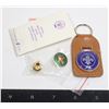 Image 1 : LOT OF SCOUT ITEMS SCOUT PINS, BANDGE ANE KEY RING