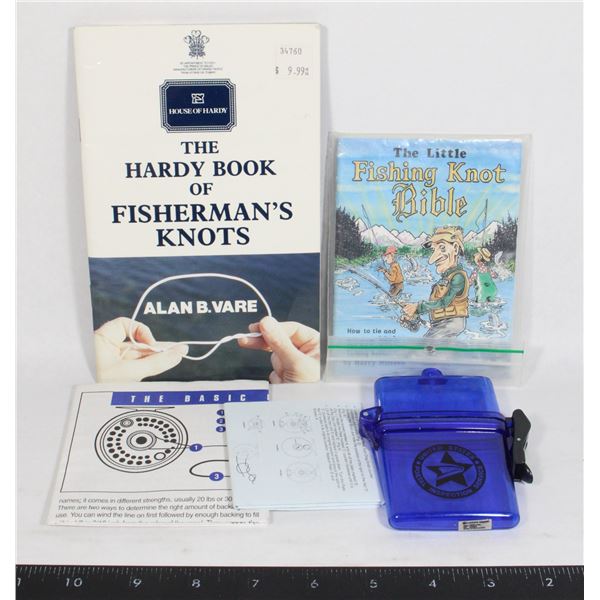 LOT OF FISHING KNOT BOOKLETS SOLD WITH WATERPROOF