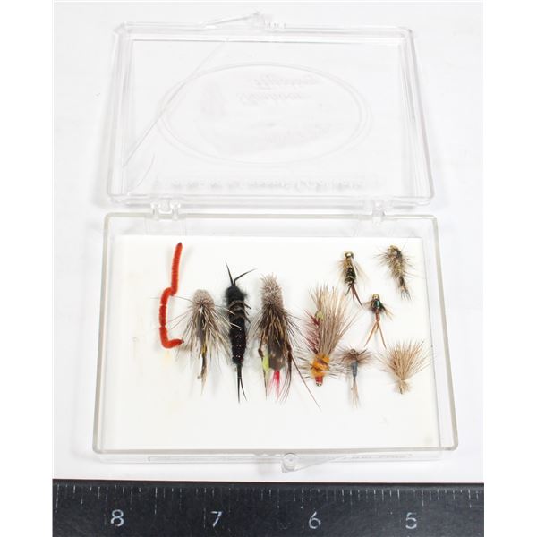 LOT OF 9 FISHING FLIES