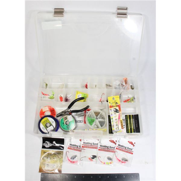 PLANO STOWAWAY CLEAR PLASTIC UTILITY BOX WITH