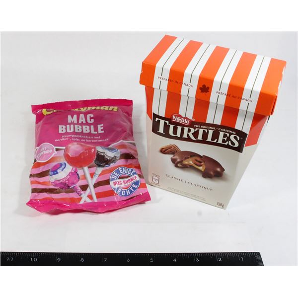 TURTLES CHOCOLATES & MAC BUBBLE (500G TOTAL)