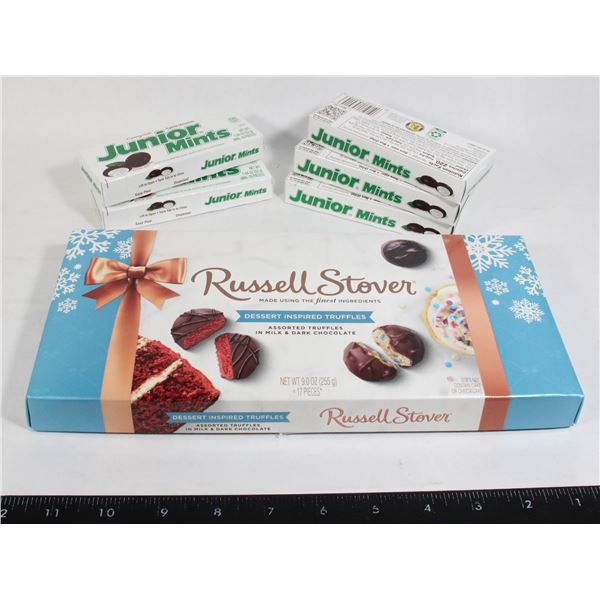 RUSSELL STOVER TRUFFLES & MINTS (307G TOTAL)