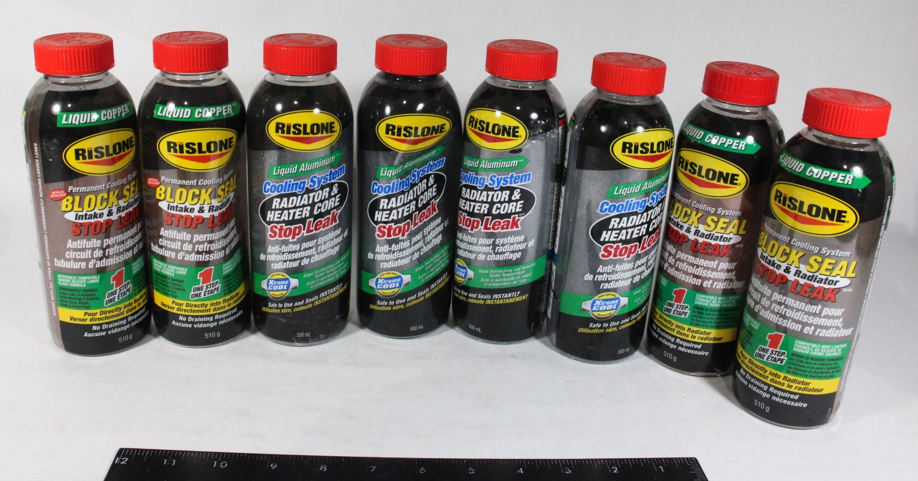 BOX OF RISLONE LIQUID COPPER/LIQUID ALUMINUM