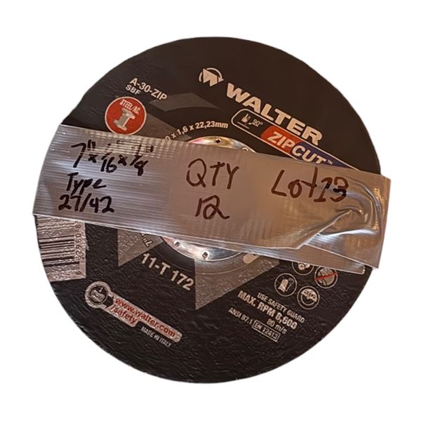 12 7x1/16x7/8 inch grinding disc NEW