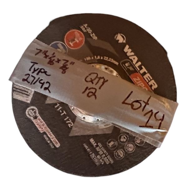 12 7x1/16x7/8 inch grinding disc NEW