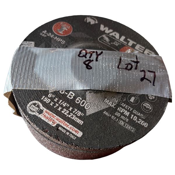 8 6x1/4x7/8 inch grinding disc NEW