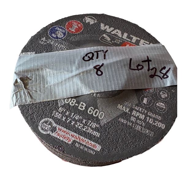 8 6x1/4x7/8 inch grinding disc NEW