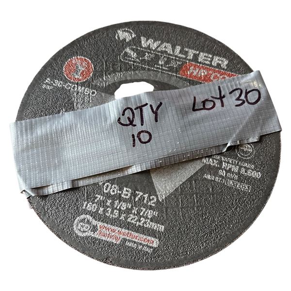 10 7x1/8x7/8 inch grinding disc NEW