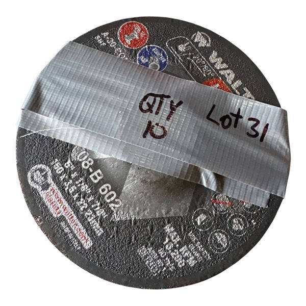 10 6x1/8x7/8 inch grinding disc NEW