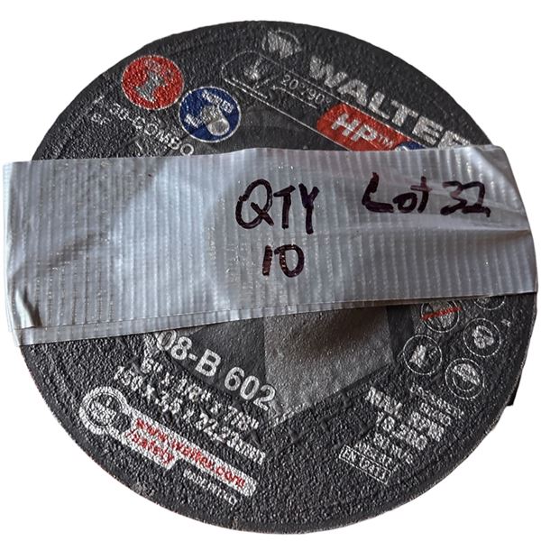 10 6x1/8x7/8 inch grinding disc NEW