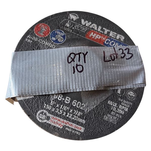 10 6x1/8x7/8 inch grinding disc NEW