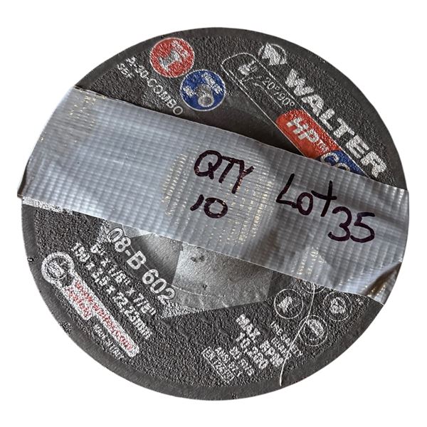 10 6x1/8x7/8 inch grinding disc NEW
