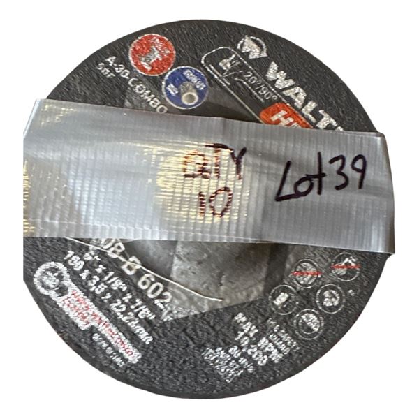 10 6x1/8x7/8 inch grinding disc NEW