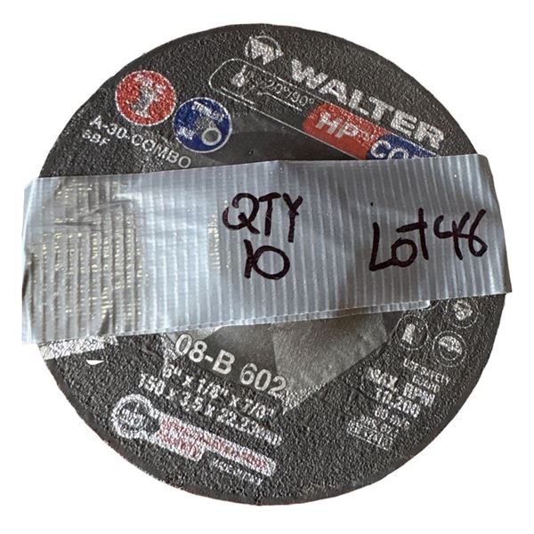 10 6x1/8x7/8 inch grinding disc NEW