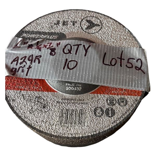 10 6x1/4x7/8 inch grinding disc NEW