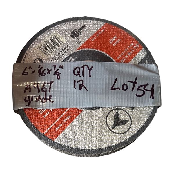 12 6x1/16x7/8 inch grinding disc NEW