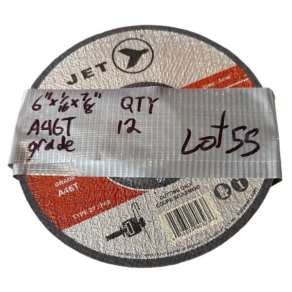 12 6x1/16x7/8 inch grinding disc NEW