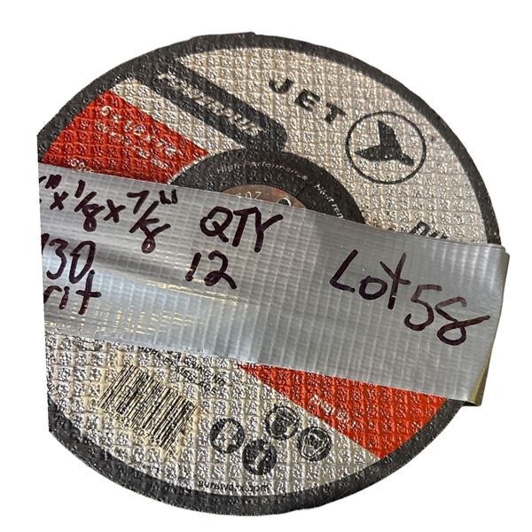 12 6x1/8x7/8 inch grinding disc NEW