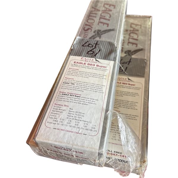 Eagle Alloy welding rods 3 packs NEW super 823 1/8 inch