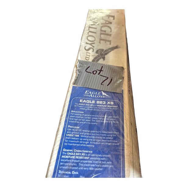 Eagle Alloy welding rods NEW 823 1/8 inch one pack
