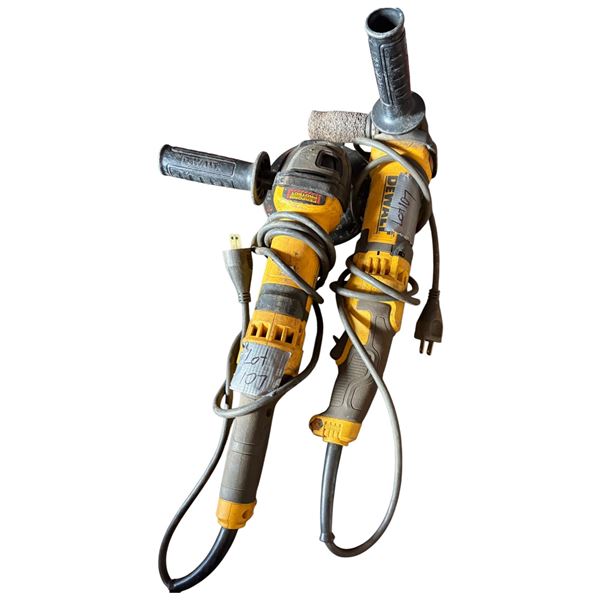 2 Dewalt grinders