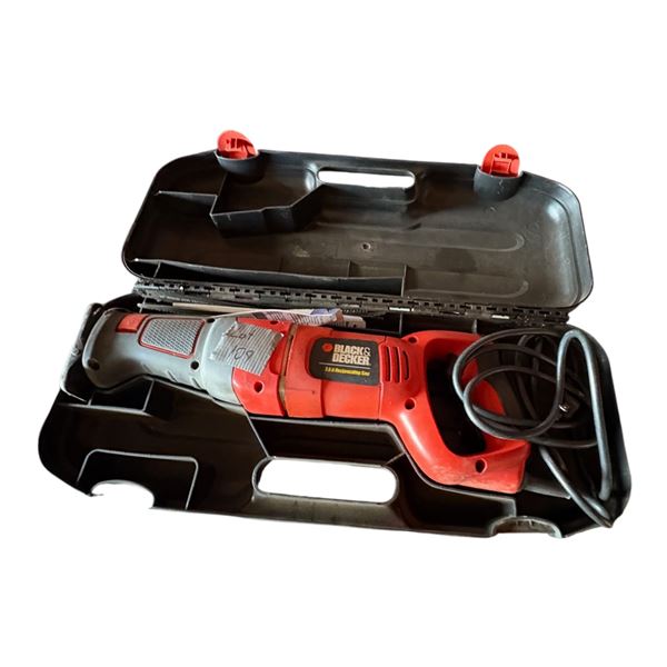 Black and Decker reciprocating saw