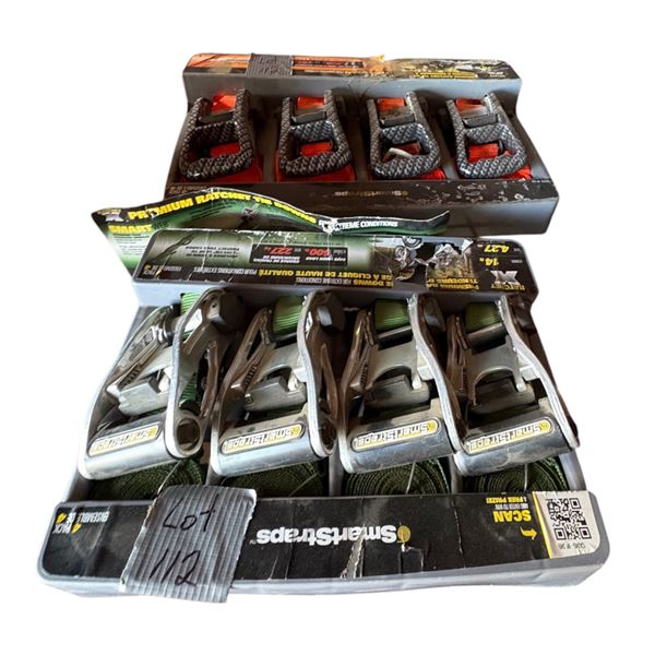 Ratchet straps 2 sets NEW