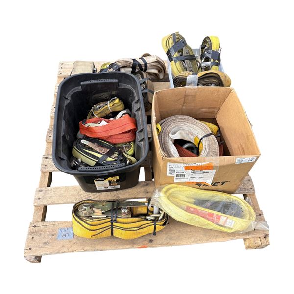 Pallet assortment of Ratchet straps