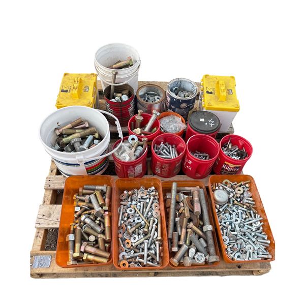 Pallet of misc NEW bolts