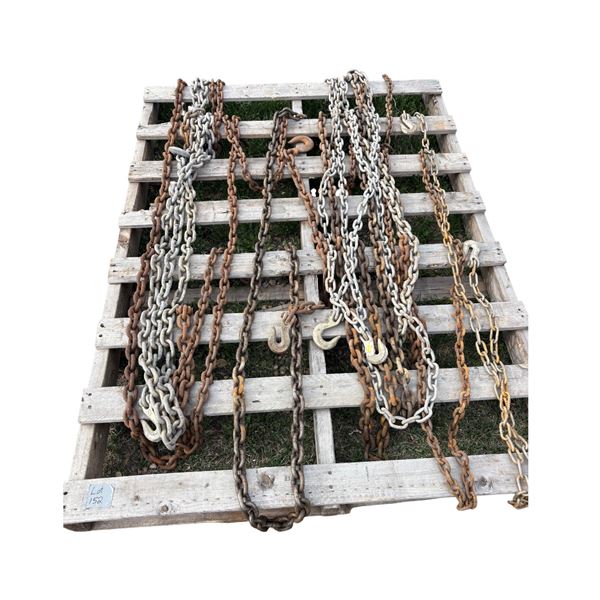 Assortment of logging chains