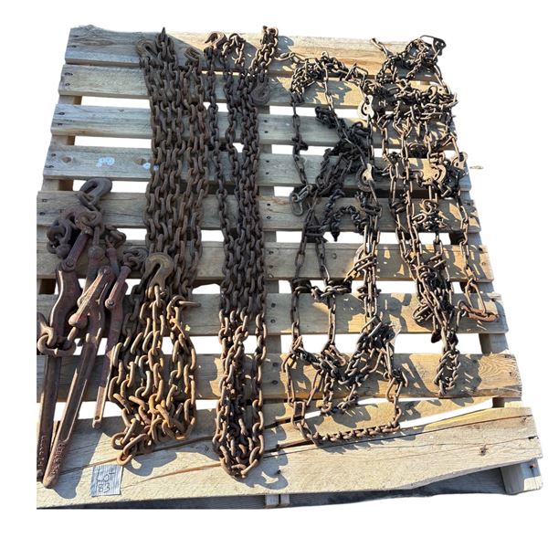 Pallet of chains, boomers